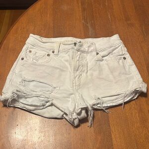 White American Eagle Jean Shorts